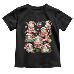 Funny Santa Cavy Squad Toddler T Shirt Christmas Guinea Pig Gift TS12 Black Print Your Wear