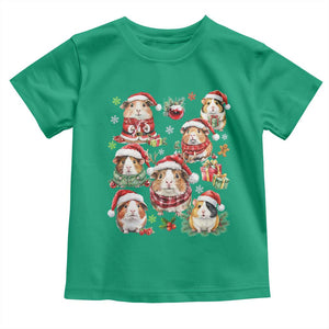 Funny Santa Cavy Squad Toddler T Shirt Christmas Guinea Pig Gift TS12 Irish Green Print Your Wear