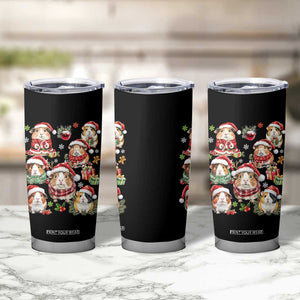 Funny Santa Cavy Squad Tumbler Cup Christmas Guinea Pig Gift TS12 Print Your Wear