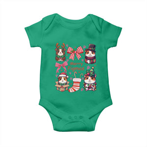 Merry Pigmas Baby Onesie Funny Guinea Pig Cavy Lover Holiday Gift TS12 Irish Green Print Your Wear