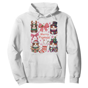 Merry Pigmas Hoodie Funny Guinea Pig Cavy Lover Holiday Gift TS12 White Print Your Wear