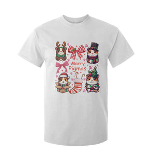 Merry Pigmas T Shirt For Kid Funny Guinea Pig Cavy Lover Holiday Gift TS12 White Print Your Wear