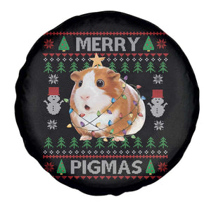 Merry Pigmas Ugly Christmas Spare Tire Cover Guinea Pig Lover TS12 Print Your Wear