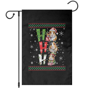 Funny Guinea Pig Ho Ho Ho Ugly Christmas Sweater Garden Flag Cute Pet Lover TS12 Black Print Your Wear