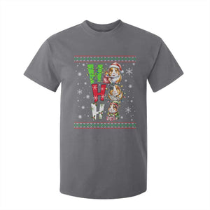 Funny Guinea Pig Ho Ho Ho Ugly Christmas Sweater T Shirt For Kid Cute Pet Lover TS12 Charcoal Print Your Wear