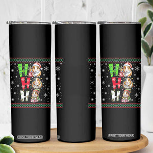 Funny Guinea Pig Ho Ho Ho Ugly Christmas Sweater Skinny Tumbler Cute Pet Lover TS12 Print Your Wear