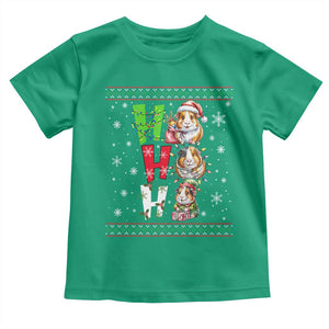 Funny Guinea Pig Ho Ho Ho Ugly Christmas Sweater Toddler T Shirt Cute Pet Lover TS12 Irish Green Print Your Wear