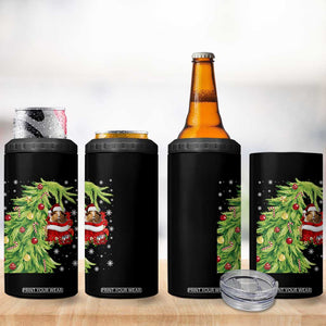 Funny Christmas Guinea In Green Hand Naughty 4 in 1 Can Cooler Tumbler Cute Pet Lover Gift TS12 Print Your Wear