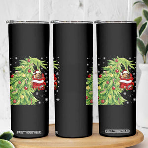 Funny Christmas Guinea In Green Hand Naughty Skinny Tumbler Cute Pet Lover Gift TS12 Print Your Wear