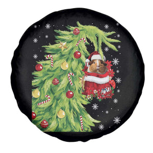 Funny Christmas Guinea In Green Hand Naughty Spare Tire Cover Cute Pet Lover Gift TS12 Print Your Wear