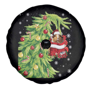 Funny Christmas Guinea In Green Hand Naughty Spare Tire Cover Cute Pet Lover Gift TS12 Print Your Wear
