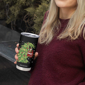 Funny Christmas Guinea In Green Hand Naughty Tumbler Cup Cute Pet Lover Gift TS12 Print Your Wear