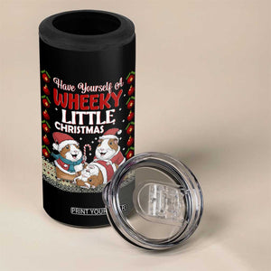 Have Yourself A Wheeky Little Christmas 4 in 1 Can Cooler Tumbler Funny Guinea Pig Lover TS12 Print Your Wear