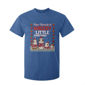 Christmas Guinea Pig Lover T Shirt For Kid Have Yourself A Wheeky Little TS12 Royal Blue Print Your Wear