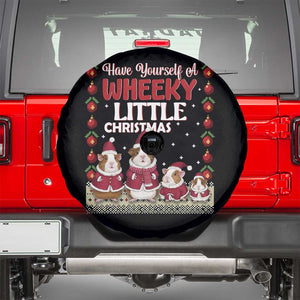 Christmas Guinea Pig Lover Spare Tire Cover Have Yourself A Wheeky Little TS12 Black Print Your Wear