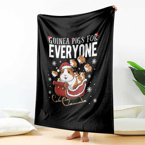 Christmas Guinea Pigs For Everyone Throw Blanket Funny Cavy Lover Gift TS12 Print Your Wear
