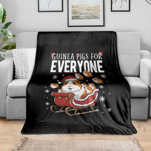 Christmas Guinea Pigs For Everyone Throw Blanket Funny Cavy Lover Gift TS12 Print Your Wear