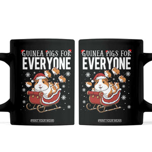 Christmas Guinea Pigs For Everyone Coffee Mug Funny Cavy Lover Gift TS12 Black Print Your Wear