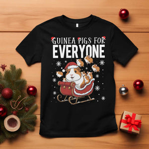 Christmas Guinea Pigs For Everyone T Shirt Funny Cavy Lover Gift TS12 Black Print Your Wear