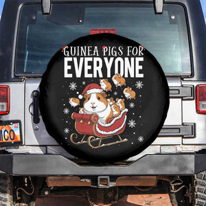 Christmas Guinea Pigs For Everyone Spare Tire Cover Funny Cavy Lover Gift TS12 No hole Black Print Your Wear