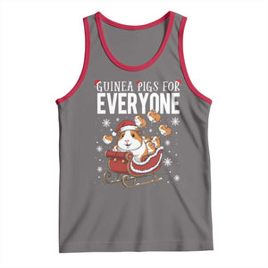 Christmas Guinea Pigs For Everyone Tank Top Funny Cavy Lover Gift TS12 Deep Heather Red Print Your Wear