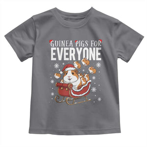 Christmas Guinea Pigs For Everyone Toddler T Shirt Funny Cavy Lover Gift TS12 Charcoal Print Your Wear