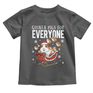 Christmas Guinea Pigs For Everyone Toddler T Shirt Funny Cavy Lover Gift TS12 Dark Heather Print Your Wear