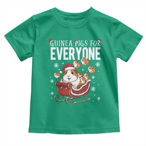 Christmas Guinea Pigs For Everyone Toddler T Shirt Funny Cavy Lover Gift TS12 Irish Green Print Your Wear