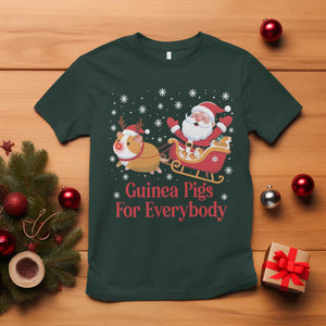 Guinea Pigs For Everybody T Shirt Funny Xmas Gift TS12 Dark Forest Green Print Your Wear