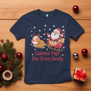 Guinea Pigs For Everybody T Shirt Funny Xmas Gift TS12 Navy Print Your Wear