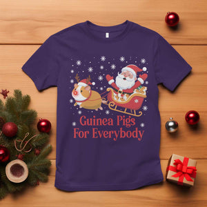 Guinea Pigs For Everybody T Shirt Funny Xmas Gift TS12 Purple Print Your Wear