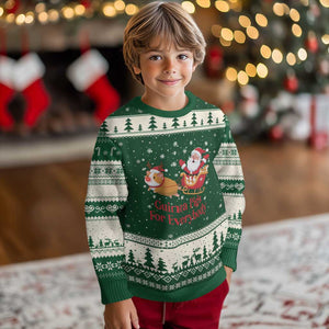 Guinea Pigs For Everybody Ugly Christmas Sweater Funny Xmas Gift TS12 Forest Green Beige Print Your Wear