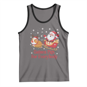 Guinea Pigs For Everybody Tank Top Funny Xmas Gift TS12 Deep Heather Black Print Your Wear