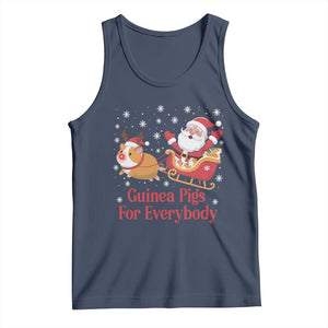 Guinea Pigs For Everybody Tank Top Funny Xmas Gift TS12 Navy Print Your Wear