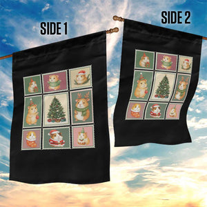 Tis The Season To Be Wheeky Garden Flag Christmas Guinea Pig Gift TS12 Print Your Wear