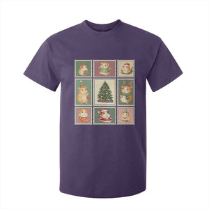 Tis The Season To Be Wheeky T Shirt For Kid Christmas Guinea Pig Gift TS12 Purple Print Your Wear