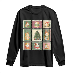 Tis The Season To Be Wheeky Long Sleeve Shirt Christmas Guinea Pig Gift TS12 Black Print Your Wear