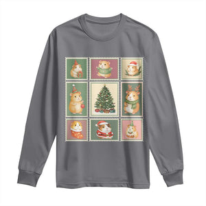Tis The Season To Be Wheeky Long Sleeve Shirt Christmas Guinea Pig Gift TS12 Charcoal Print Your Wear