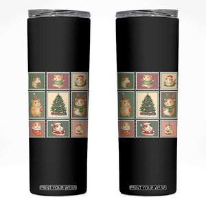 Tis The Season To Be Wheeky Skinny Tumbler Christmas Guinea Pig Gift TS12 Black Print Your Wear