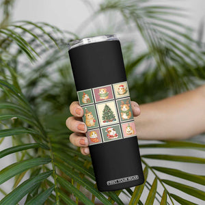 Tis The Season To Be Wheeky Skinny Tumbler Christmas Guinea Pig Gift TS12 Print Your Wear
