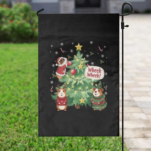 Wheek Wheek Guinea Pig Christmas Outfit Garden Flag Cavy Lover Gift TS12 Print Your Wear