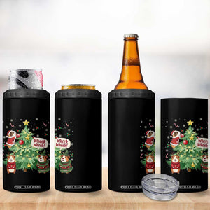 Wheek Wheek Guinea Pig Christmas Outfit 4 in 1 Can Cooler Tumbler Cavy Lover Gift TS12 Print Your Wear