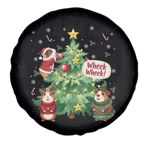Wheek Wheek Guinea Pig Christmas Outfit Spare Tire Cover Cavy Lover Gift TS12 Print Your Wear