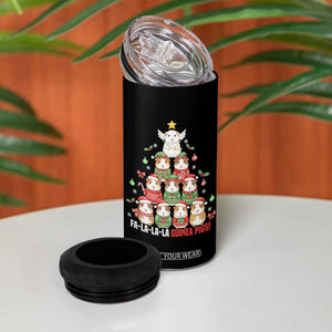 Fa La La La Guinea Pigs 4 in 1 Can Cooler Tumbler Funny Christmas Cavy Lover Gift TS12 Print Your Wear