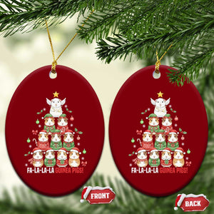 Fa La La La Guinea Pigs Ceramic Ornament Funny Christmas Cavy Lover Gift TS12 Print Your Wear