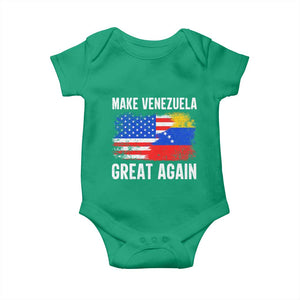 Make Venezuela Great Again Baby Onesie Political Gift TS12 Irish Green Print Your Wear