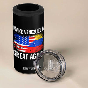 Make Venezuela Great Again 4 in 1 Can Cooler Tumbler Political Gift TS12 Print Your Wear