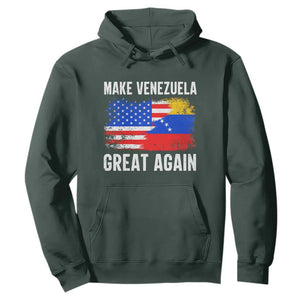 Make Venezuela Great Again Hoodie Political Gift TS12 Dark Forest Green Print Your Wear