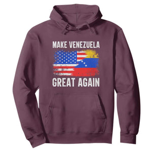 Make Venezuela Great Again Hoodie Political Gift TS12 Maroon Print Your Wear