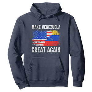 Make Venezuela Great Again Hoodie Political Gift TS12 Navy Print Your Wear